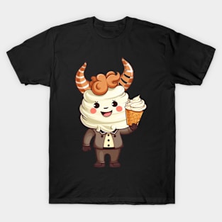 kawaii ice cream cone junk food T-Shirt cute  funny T-Shirt